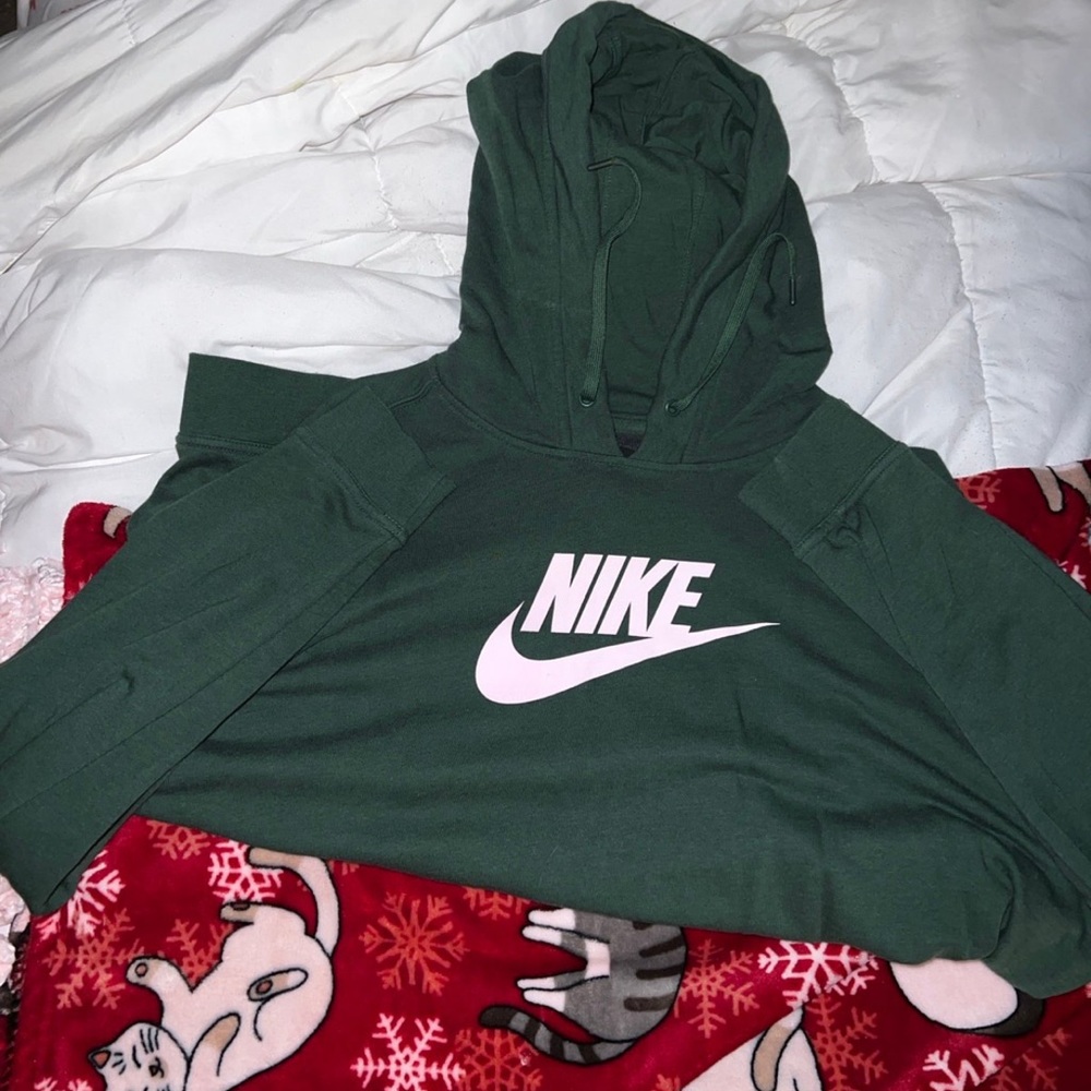 Green and pink Nike hoodie size XXL